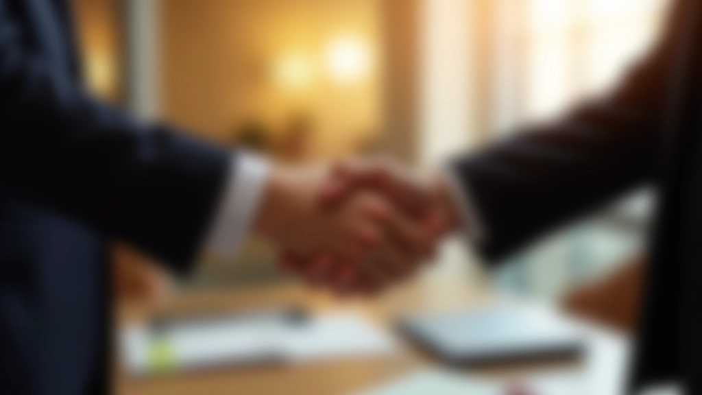 Zwei Menschen vereinbaren eine Lösung und schütteln sich die Hand